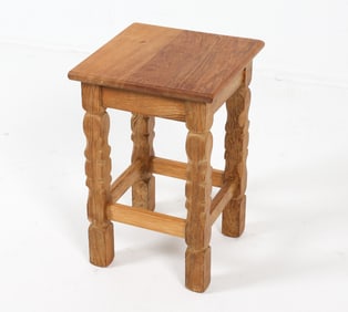 KJAERNULF STYLE DANISH OAK SIDE TABLE C. 1970S