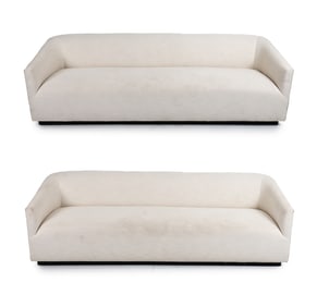 PAIR OF RESTORATION HARDWARE SOFAS