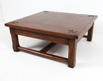 VINTAGE PROVINCIAL PINE FRENCH STYLE COFFEE TABLE