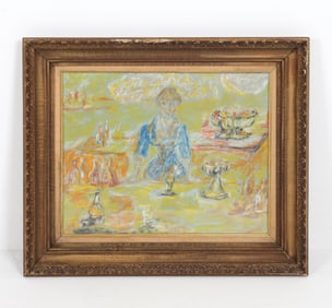 EARLY 20TH C. IMPRESSIONIST PASTEL ON PAPER