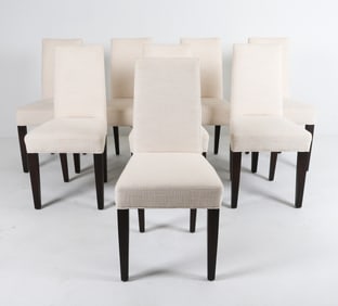 (8) LILLIAN AUGUST WOOL DINING CHAIRS