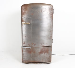 VINTAGE 1950S PHILCO REFRIGERATOR FREEZER
