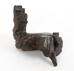 BRONZE ABSTRACT FIGURE SCUTLPURE