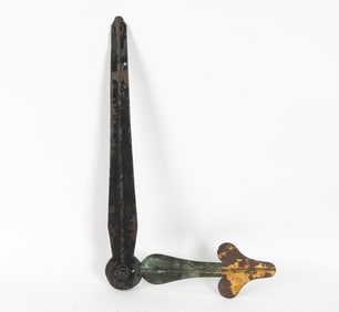 ANTIQUE COPPER CLOCK HANDS