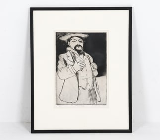SIDNEY CHAFETZ (1922-2013) DEBUSSY ETCHING
