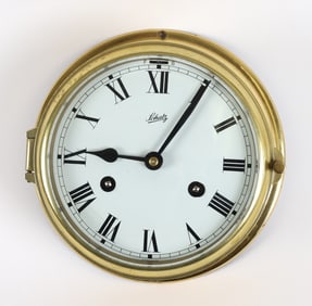 SCHATZ NAUTICAL SHIP'S CLOCK