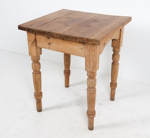 20TH C. ENGLISH PINE SIDE TABLE
