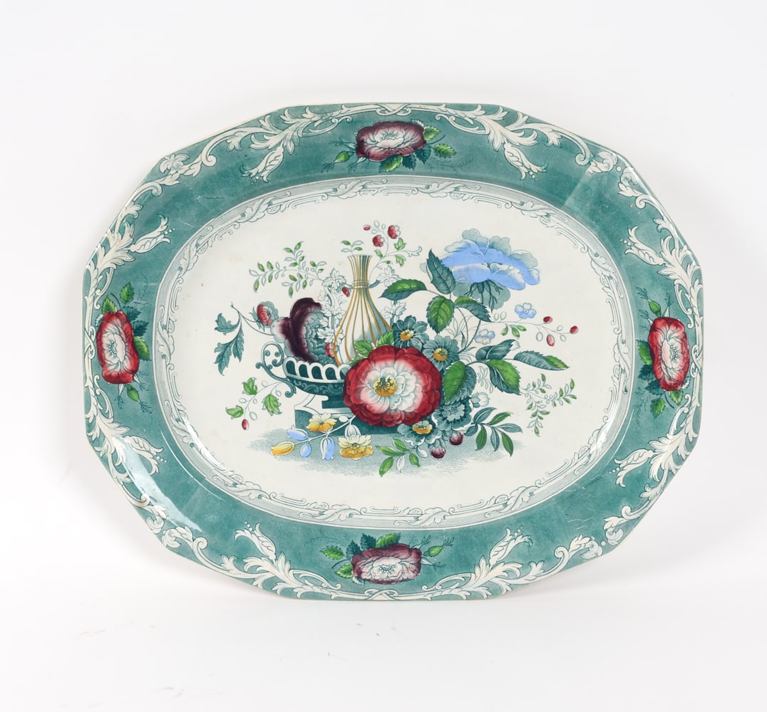 ANTIQUE IRONSTONE EXCELSIOR CHARGER (1 of 14)