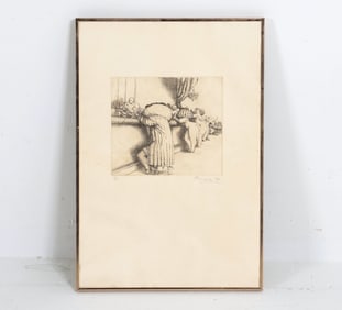 VINTAGE FRENCH 1987 ETCHING