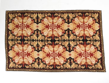 20TH C. NEEDLEPOINT RUG TAPESTRY