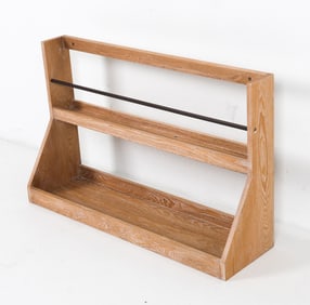 WILLIAM SONOMA PINE WALL RACK