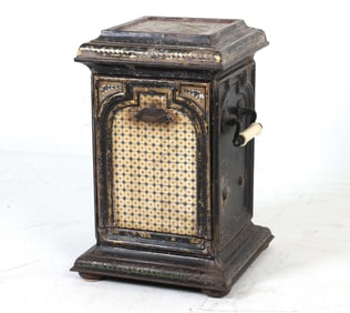 ANTIQUE VICTORIAN TOLEWARE COAL HOD