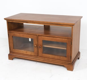 ETHAN ALLEN MAPLE MEDIA CABINET