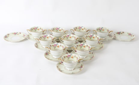 THOMAS BAVARIA PORCELAIN GROUPING