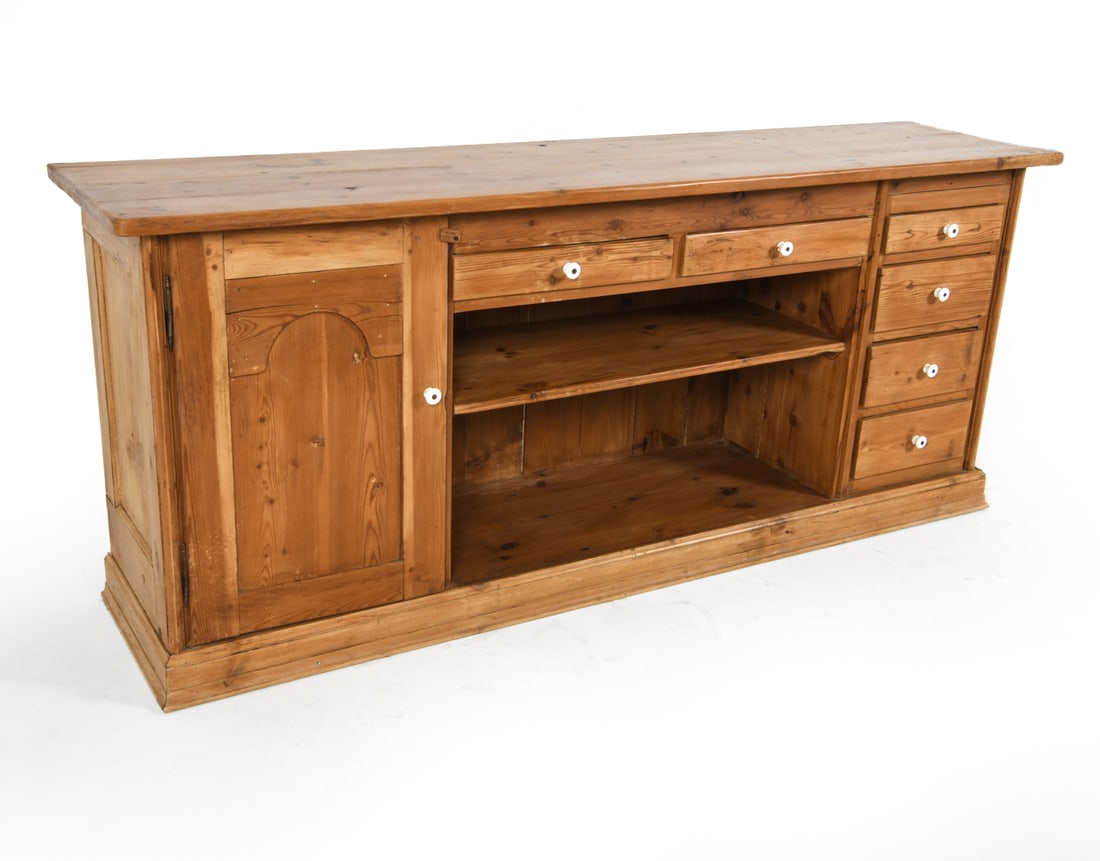 SCANDINAVIAN PINE SIDEBOARD CABINET (1 of 18)