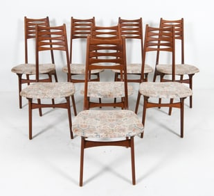 (8) SPOTTRUP DANISH TEAK DINING CHAIRS C. 1960S