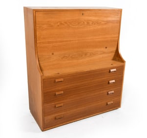 BORGE MOGENSEN OAK SECRETARY DESK