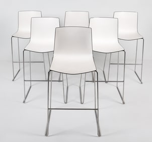 (6) LIVORE ALTHER LOLINA CATIFA 46 COUNTER STOOLS