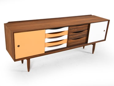 BRUNO HANSEN DANISH TEAK SIDEBOARD