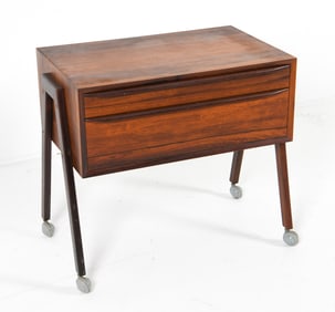 DANISH ROSEWOOD SEWING CHEST C. 1960S