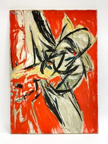 ANGELO SAVELLI (1911-1995) ABSTRACT O/C