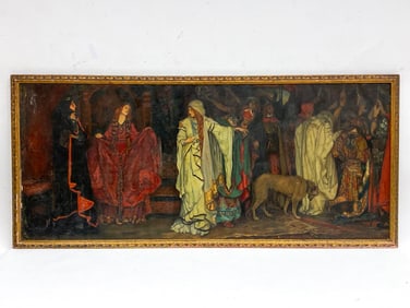 FREDERICK MACMONNIES (1863-1937) O/C FOR THE MET