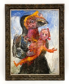 NAHUM TSCHACBASOV (NY, 1899-1984) EARLY PAINTING