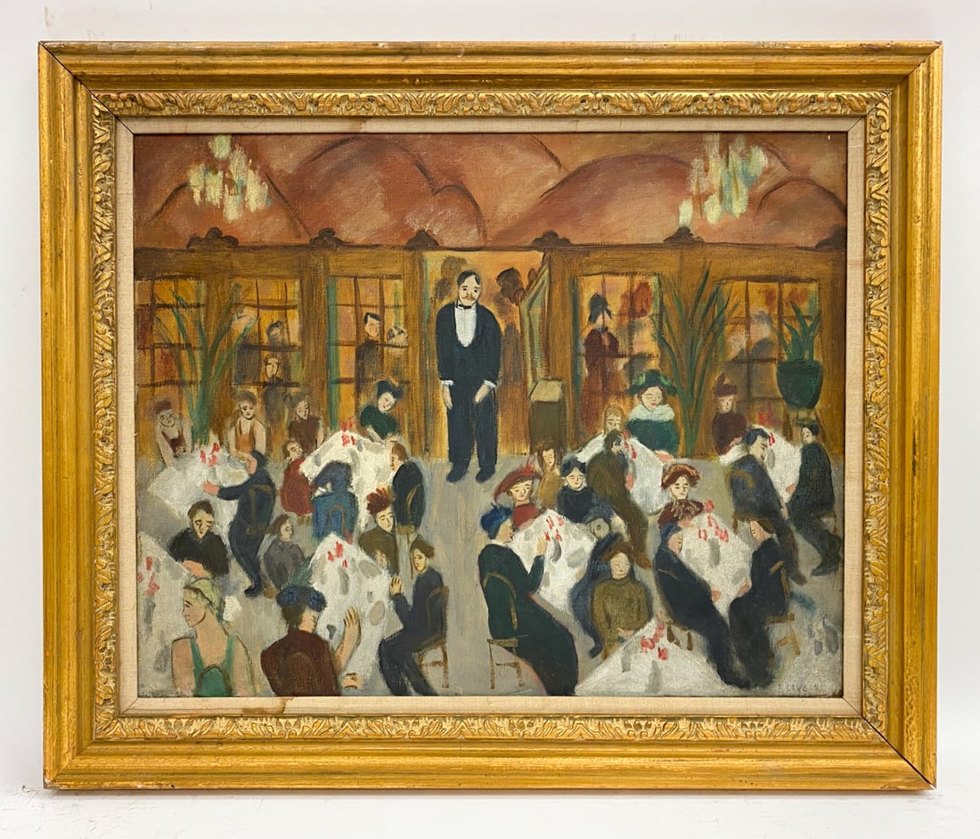 ADELAIDE LAWSON GAYLOR (1889-1986) RESTAURANT O/C (1 of 5)