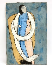IVAN ABRASCHEFF (1903-1960) ABSTRACTED FIGURES O/C