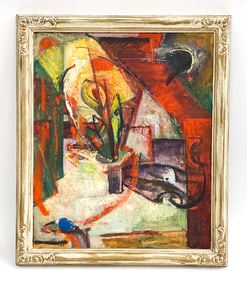 BEULAH STEVENSON (1890-1965) ABSTRACT STILL LIFE
