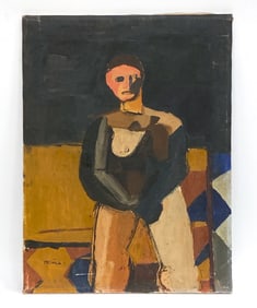 GINO MELONI (ITALIAN, 1905-1989) ABSTRACT FIGURE