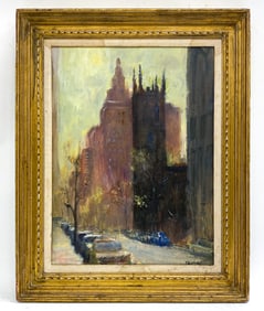 ANTHONY SPRINGER (NY, 1928-1995) GREENWICH VILLAGE