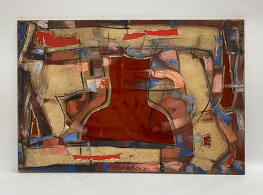 ALLAN HUGH CLARKE (NY, 1919-1979) ABSTRACT M/M