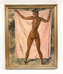 WALTER CHARLES KLETT (1897-1966) NUDE O/B