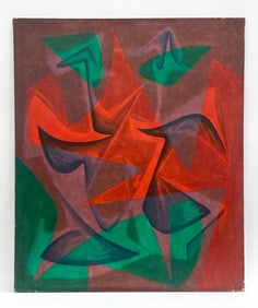 SEYMOUR FRANKS (1916-1981) ABSTRACT O/C