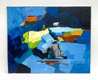 EDNAH ROOT (NY, 1917-1987) ABSTRACT PAINTING