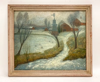 HUGO VON SCHWANENFLUEGEL (1890-1976) LANDSCAPE