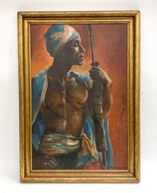 DOROTHY HART DREW (1910-1994) AFRICAN FIGURE O/M