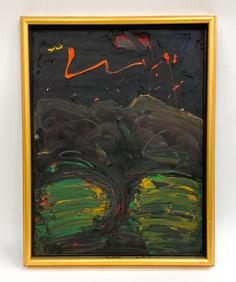 ARTHUR SECUNDA (1927-2022) ABSTRACT LANDSCAPE O/B