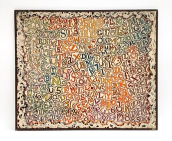 JOSEPH WINTER (C. 1940/50S) OUTSIDER COMPOSITION