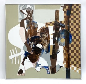 J. DURAND MODERN ABSTRACTED FIGURES