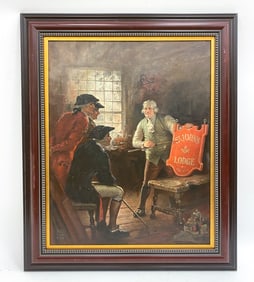 JAMES CALVERT SMITH (1878-1962) ILLUSTRATION O/C