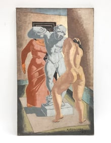 H. ARMISTEAD (NY, 1898-1980) CLASSICAL FIGURES O/C