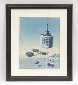 FUTURIST WATERCOLOR ILLUSTRATION