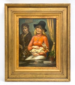 PETER HOPKINS (NY, 1911-1999) VETERINARIAN O/C