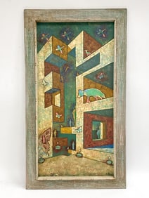 RIP BOOKER (20TH C.) FANTASY O/C C. 1953
