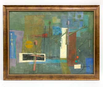 ABSTRACT O/C PAINTING C. 1951