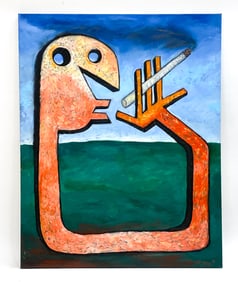 TABO TORAL (B. 1950) MODERN ABSTRACT FIGURE
