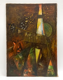 ALEXANDER KREISEL (US, 1901-1953) ABSTRACT O/C