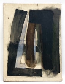 RED HAMMOND (20TH C.) LARGE MODERN ABSTRACT